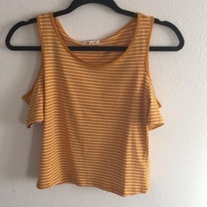 A Yellow mustard shirt